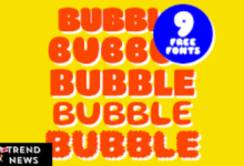 bubble font